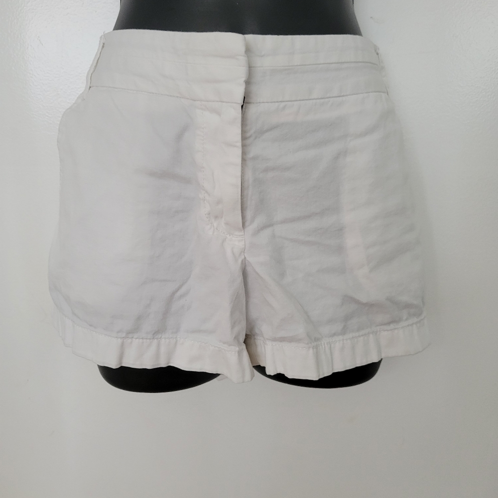 J crew size 8 white shorts